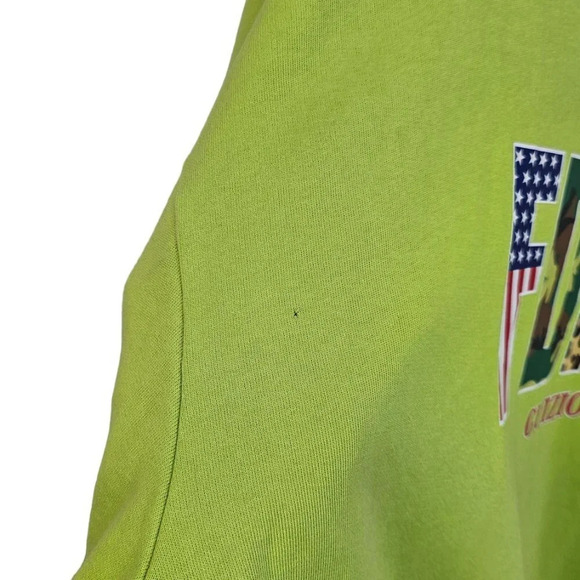 Danielle Guizio  x FDNY Sweatshirt Green Size XXL - Picture 9 of 10